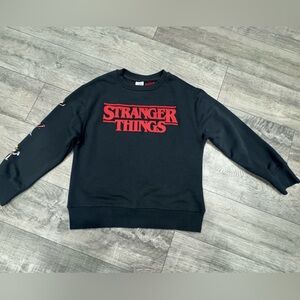 Zara Black Sweatshirt with Red Logo